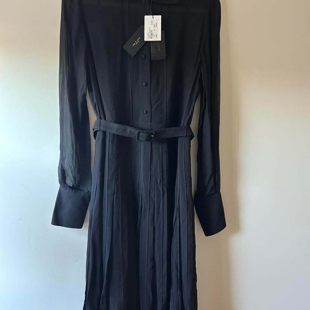 Rag & Bone Women's Black and Navy Dress